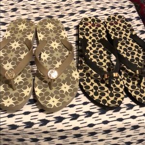 Coach flip-flops 7/8